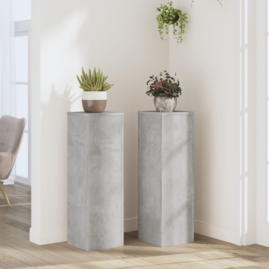 VIDAXL -Pflanzenstandards 2 ST 25x25x80 cm verarbeiteter Holzbetonpreis