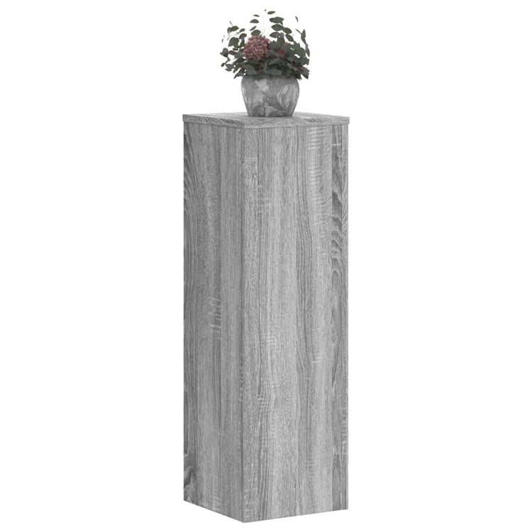 VIDAXL -Pflanzenstandards 2 ST 25x25x80 cm verarbeitetes Holzgrau Sonoma