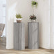 VIDAXL -Pflanzenstandards 2 ST 25x25x80 cm verarbeitetes Holzgrau Sonoma