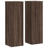 VIDAXL -Pflanzenstandards 2 ST 25x25x80 cm verarbeitete Holzbraune -Eiche