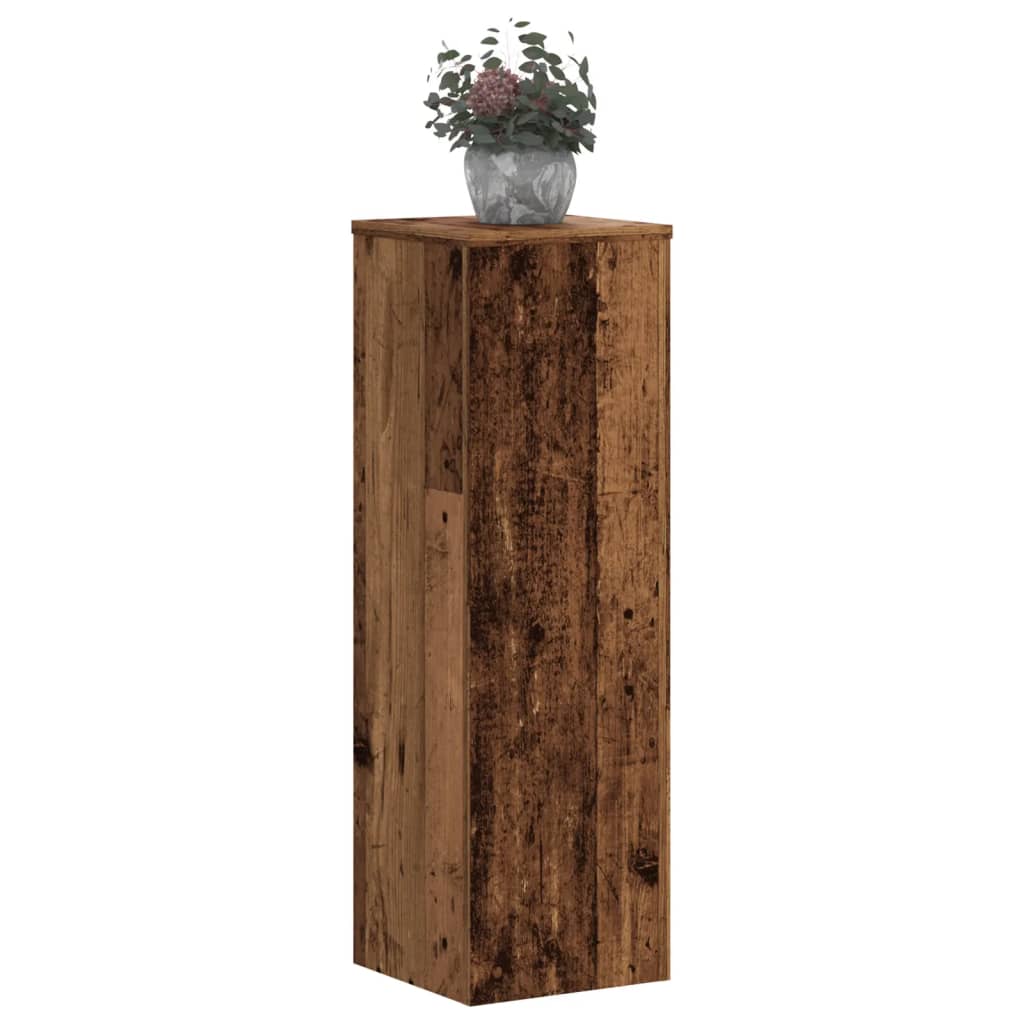 Vidaxx Pflanzenständer 2 Stück 25x25x80 cm behandeltes Holz, altholzfarben