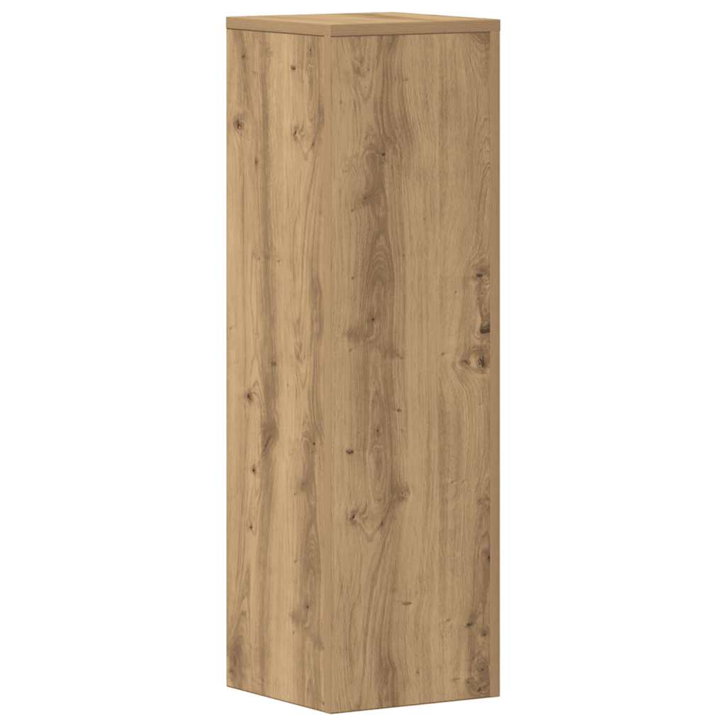 VidaXL Pflanzenständer 2 Stück 25x25x80 cm Holz handwerklich eichenfarben gefärbt