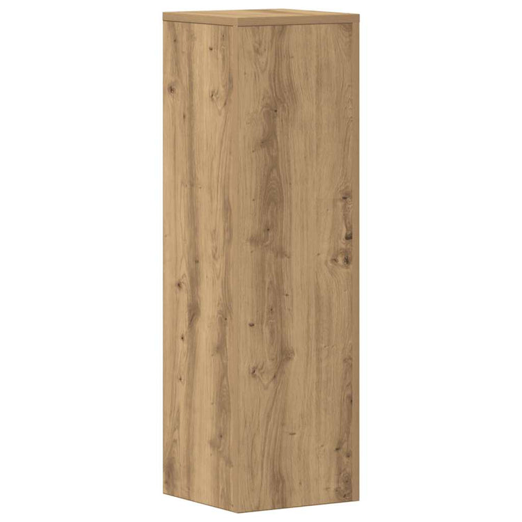 VidaXL Pflanzenständer 2 Stück 25x25x80 cm Holz handwerklich eichenfarben gefärbt