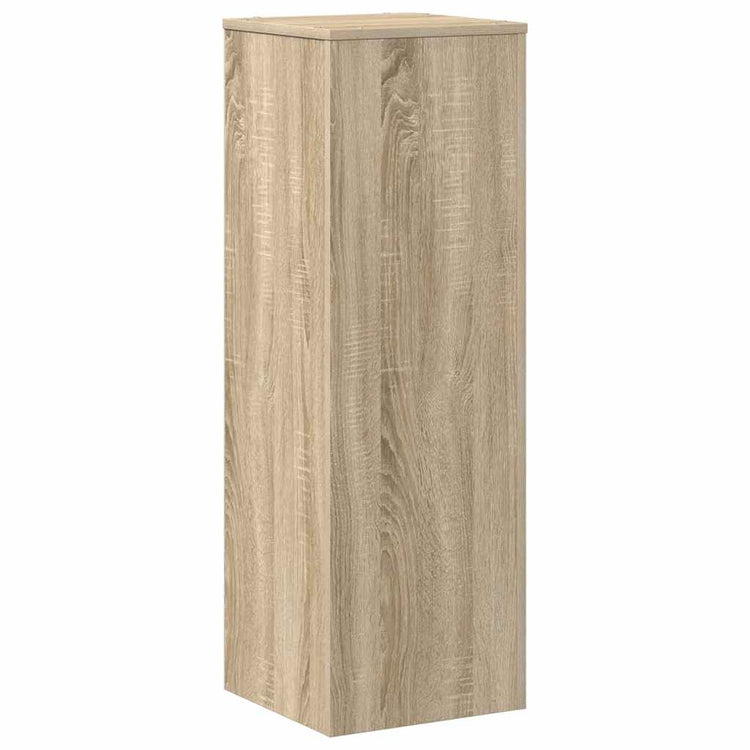 VIDAXL -Pflanzenstandard 33x33x100 cm verarbeitetes Holz Sonoma Eiche gefärbt