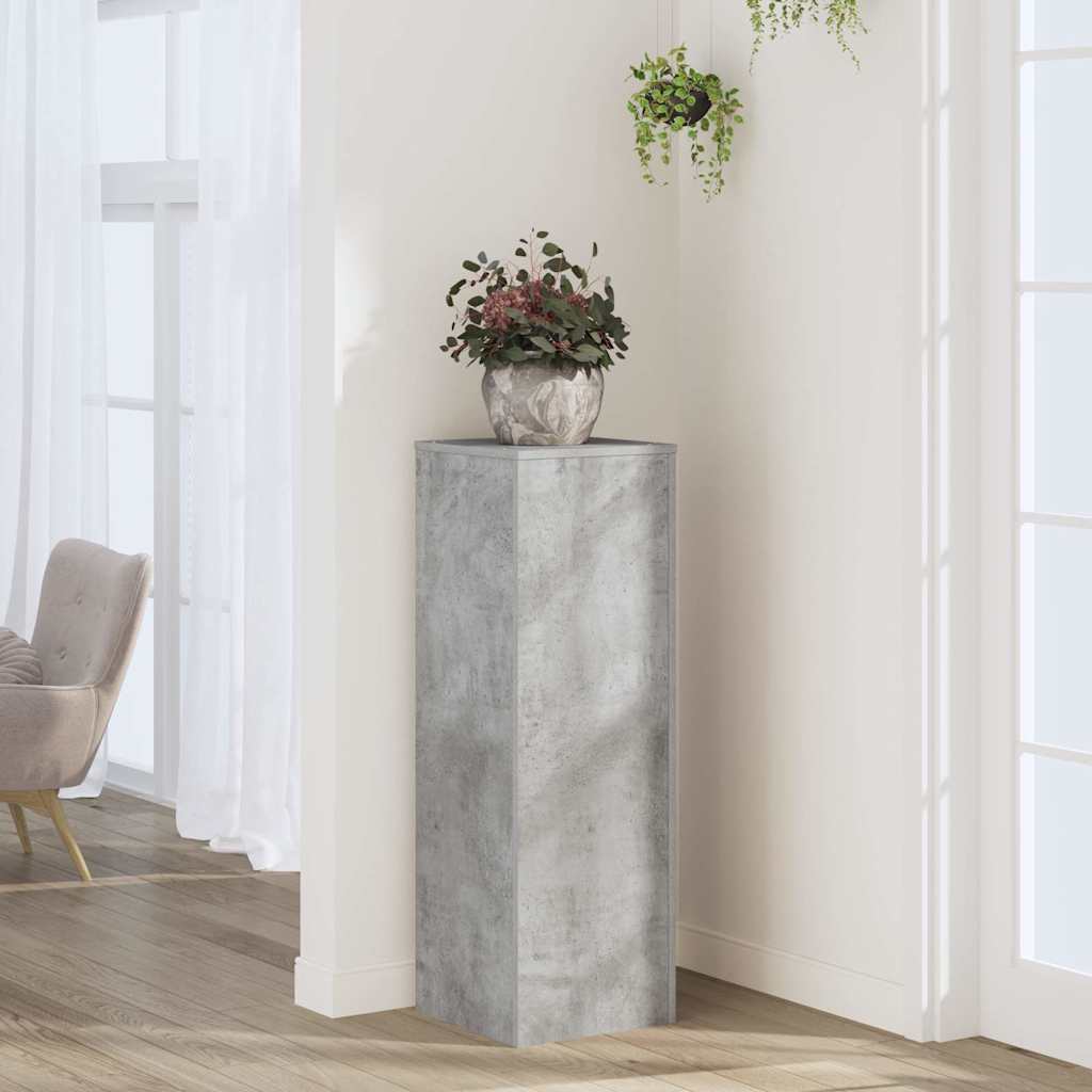 VIDAXL -Pflanzenstandard 33x33x100 cm verarbeiteter Holzbetonglijs