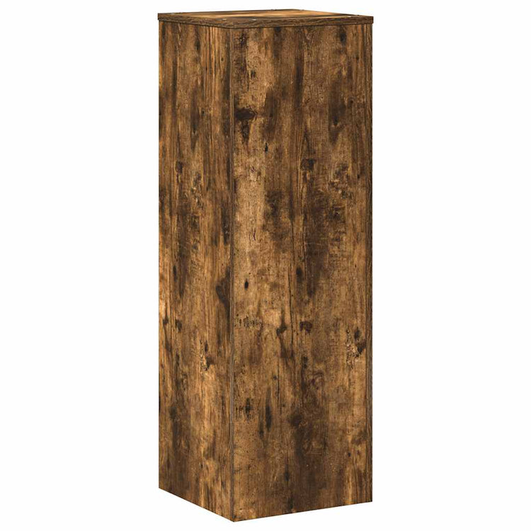 Vidaxx Pflanzenständer 33x33x100 cm verarbeitetes Holz, geräucherte Eiche