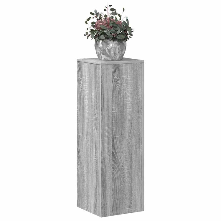 VIDAXL -Pflanzenstandard 33x33x100 cm verarbeiteter Holzgrau Sonoma Eiche