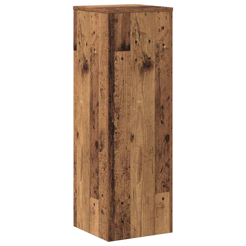 Vidaxx Pflanzenständer 33x33x100 cm behandeltes Holz, altholzfarben