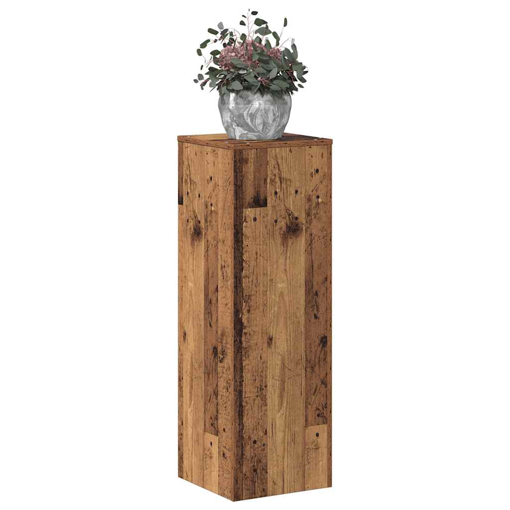 Vidaxx Pflanzenständer 33x33x100 cm behandeltes Holz, altholzfarben
