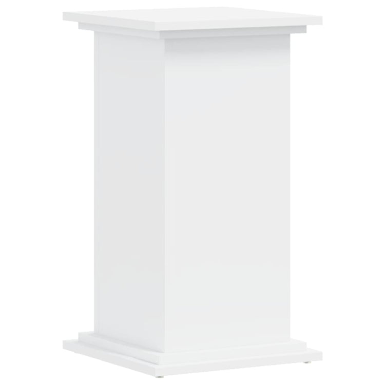 VIDAXL -Pflanzenstandard 33x33x60 cm verarbeitetes Holz weiß