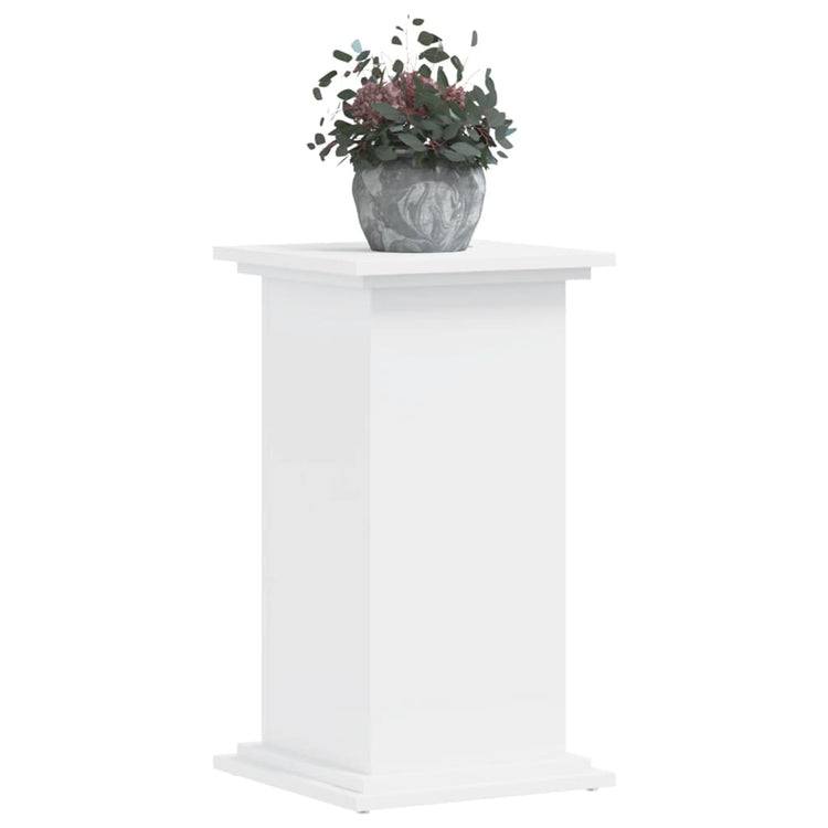VIDAXL -Pflanzenstandard 33x33x60 cm verarbeitetes Holz weiß