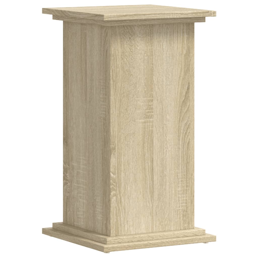 VIDAXL -Pflanzenstandard 33x33x60 cm verarbeitetes Holz Sonoma Eich