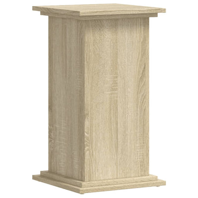 VIDAXL -Pflanzenstandard 33x33x60 cm verarbeitetes Holz Sonoma Eich