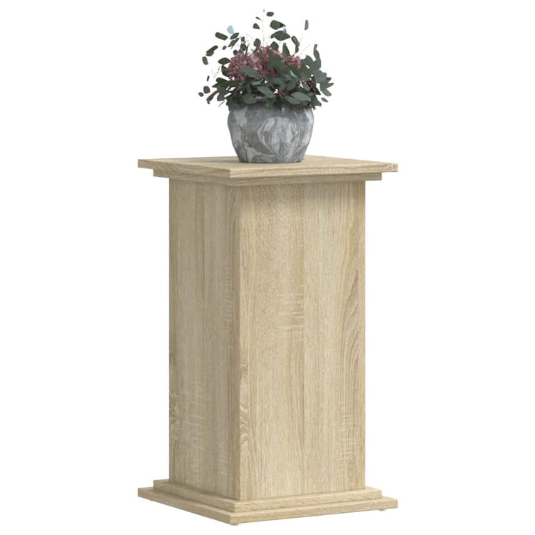 VIDAXL -Pflanzenstandard 33x33x60 cm verarbeitetes Holz Sonoma Eich