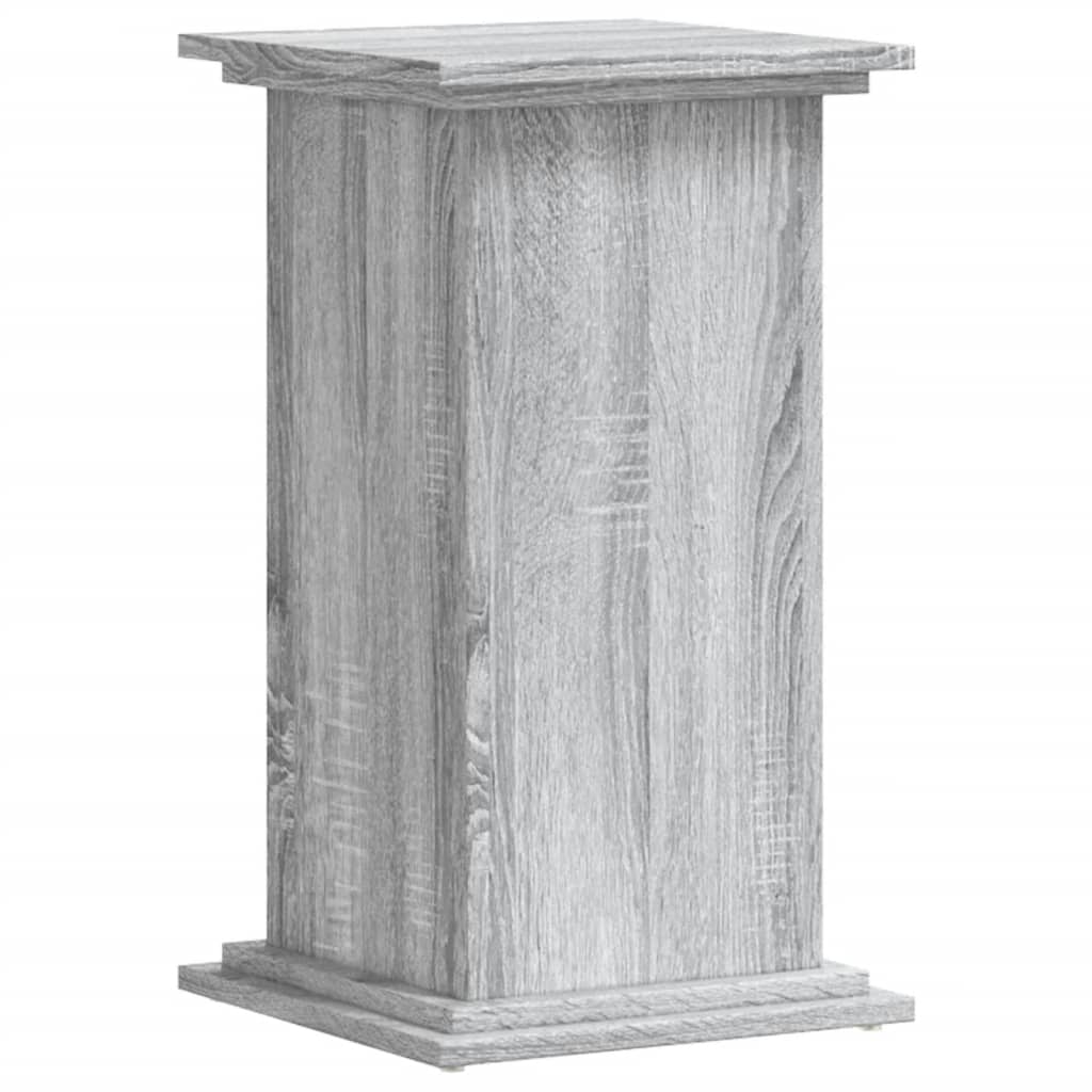 VIDAXL -Pflanzenstandard 33x33x60 cm verarbeitetes Holzgrau Sonoma Eiche