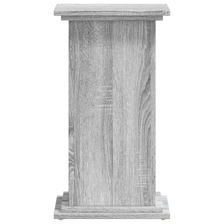 VIDAXL -Pflanzenstandard 33x33x60 cm verarbeitetes Holzgrau Sonoma Eiche