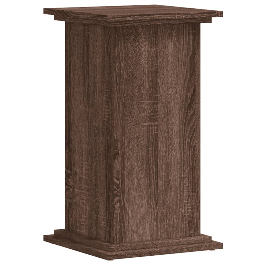 VIDAXL -Pflanzenstandard 33x33x60 cm verarbeiteter Holzbraun -Eichen -Eichen