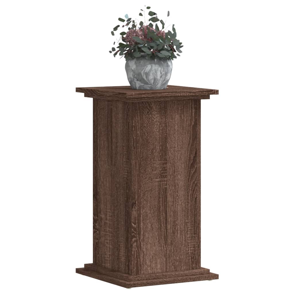 VIDAXL -Pflanzenstandard 33x33x60 cm verarbeiteter Holzbraun -Eichen -Eichen