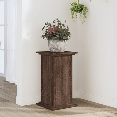 VIDAXL -Pflanzenstandard 33x33x60 cm verarbeiteter Holzbraun -Eichen -Eichen