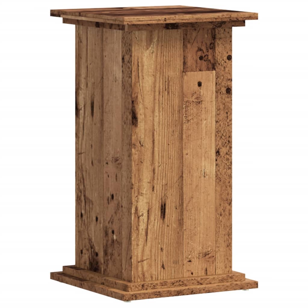 VIDAXL -Pflanzenstandard 33x33x60 cm verarbeitetes Holz Oldholz -gelöscht