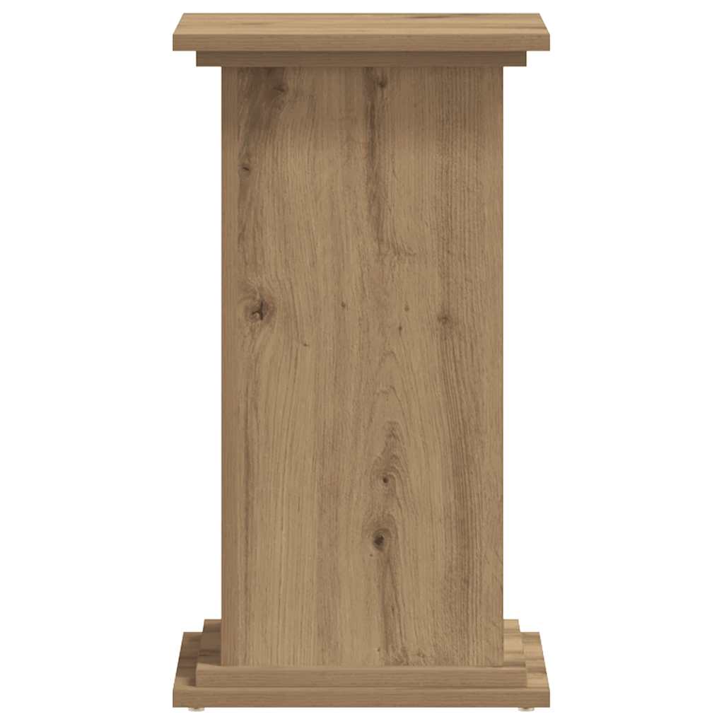 VIDAXL -Pflanzenstandard 33x33x60 cm verarbeiteter Holzhandwerker -Eiche