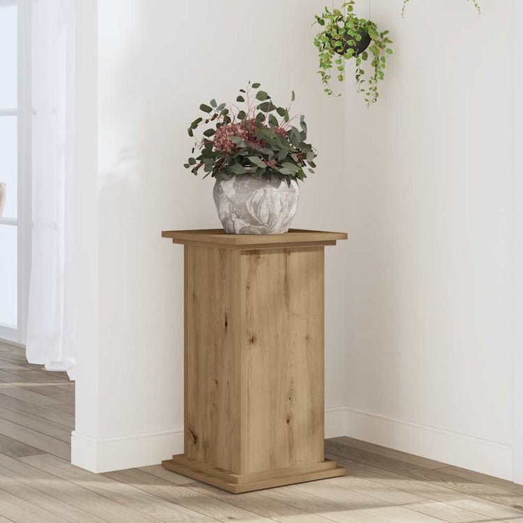 VIDAXL -Pflanzenstandard 33x33x60 cm verarbeiteter Holzhandwerker -Eiche