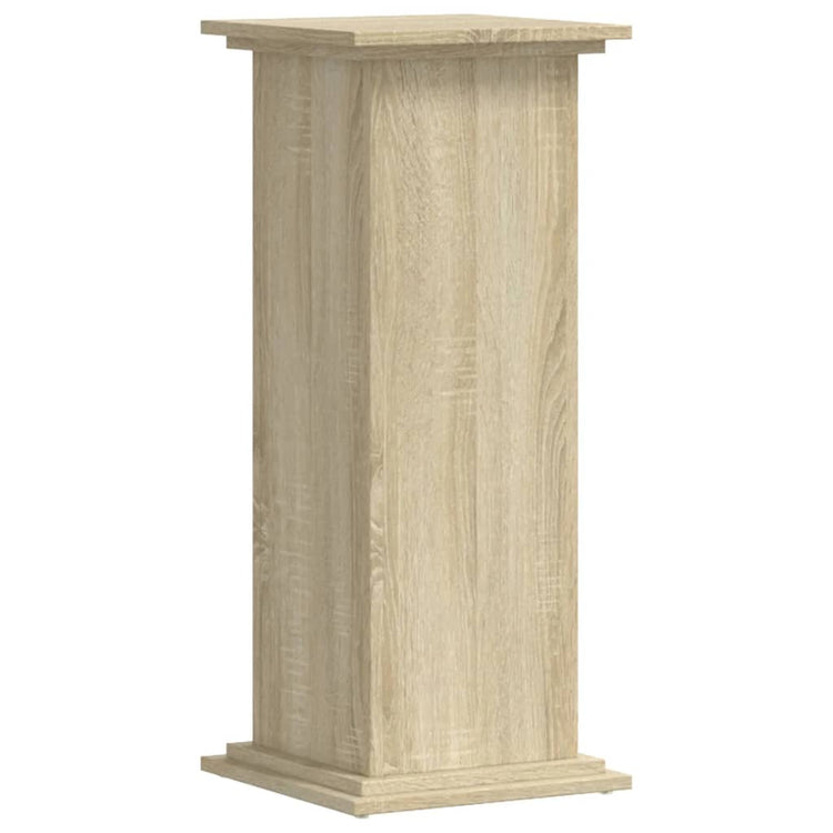VIDAXL -Pflanzenstandard 33x33x80 cm verarbeitetes Holz Sonoma Eiche -Colored