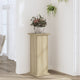 VIDAXL -Pflanzenstandard 33x33x80 cm verarbeitetes Holz Sonoma Eiche -Colored