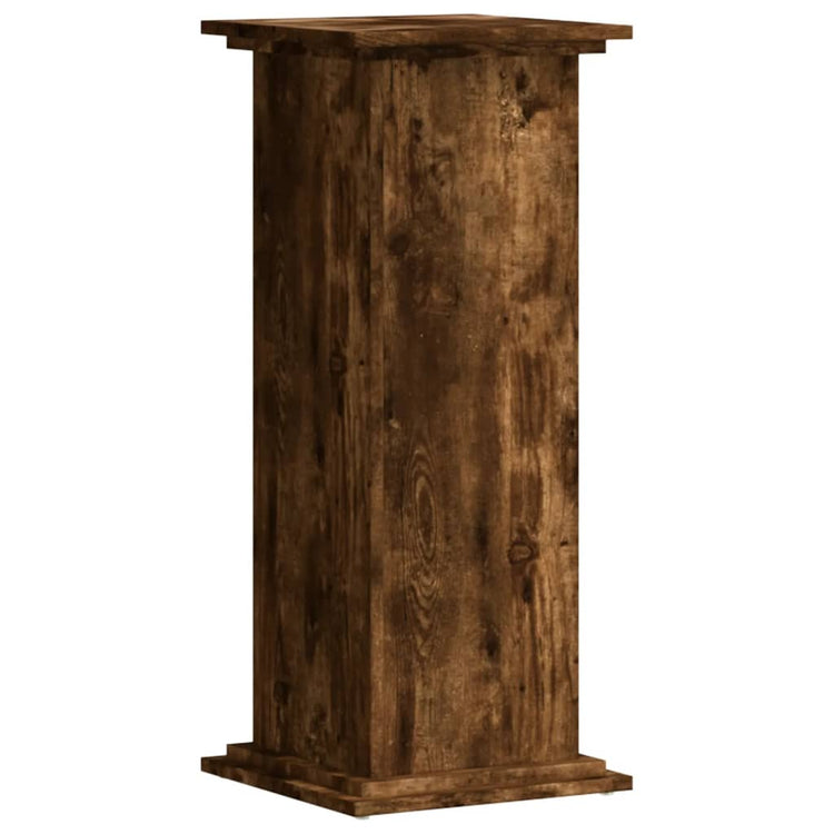 VIDAXL -Pflanzenstandard 33x33x80 cm verarbeitetes Holz, das geblollt ist, Eiche gefärbt