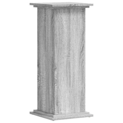VIDAXL -Pflanzenstandard 33x33x80 cm verarbeiteter Holzgrau Sonoma -Eiche