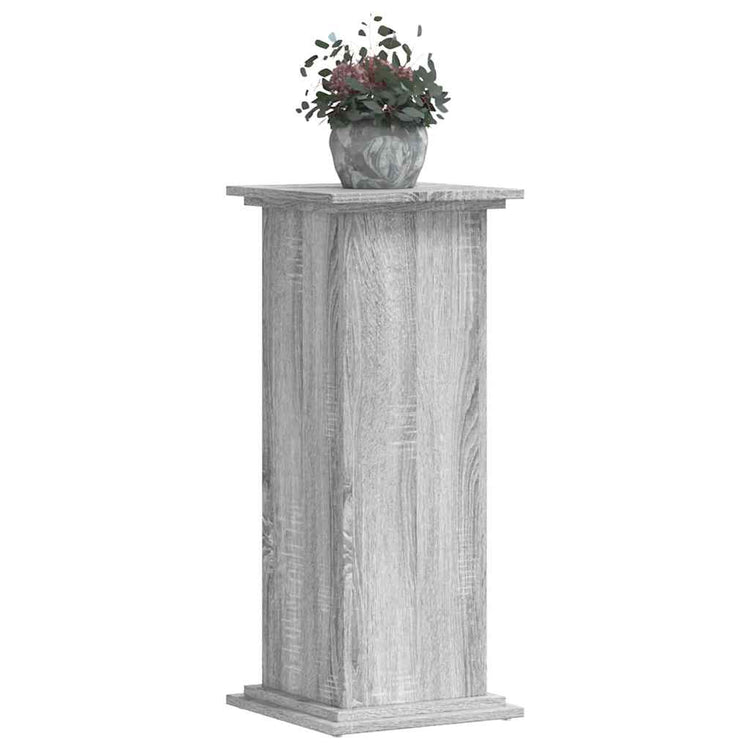 VIDAXL -Pflanzenstandard 33x33x80 cm verarbeiteter Holzgrau Sonoma -Eiche