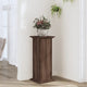 VIDAXL -Pflanzenstandard 33x33x80 cm verarbeiteter Holzbraun -Eichen -Eichen
