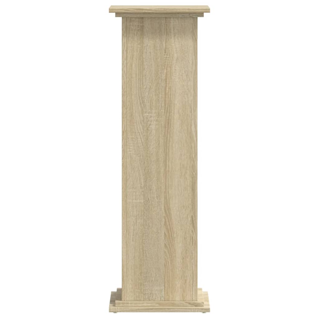 Vidaxx Pflanzenständer 33x33x100 cm Holzwerkstoff Sonoma-Eiche farbig