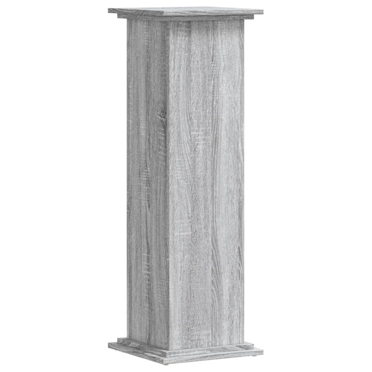 VIDAXL -Pflanzenstandard 33x33x100 cm verarbeiteter Holzgrau Sonoma Eiche