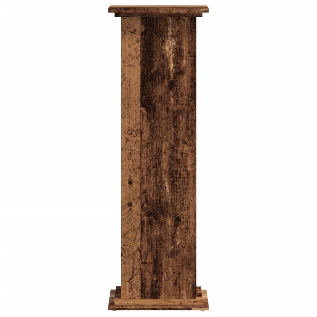 VIDAXL -Pflanzenstandard 33x33x100 cm verarbeitetes Holz Oldholz -gelöscht