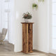 VIDAXL -Pflanzenstandard 33x33x100 cm verarbeitetes Holz Oldholz -gelöscht