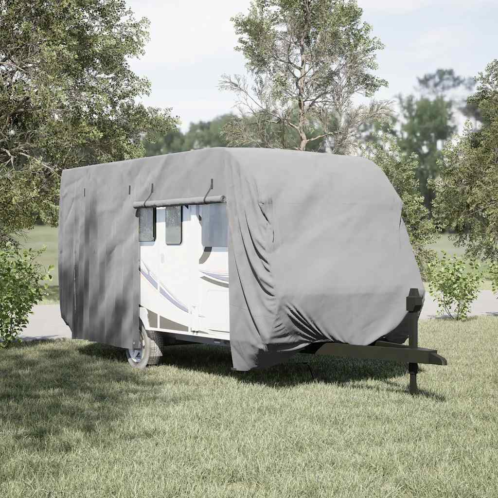VIDAXL CARAVANHOES 670X250X220 CM NICHT -GRAY GRAU