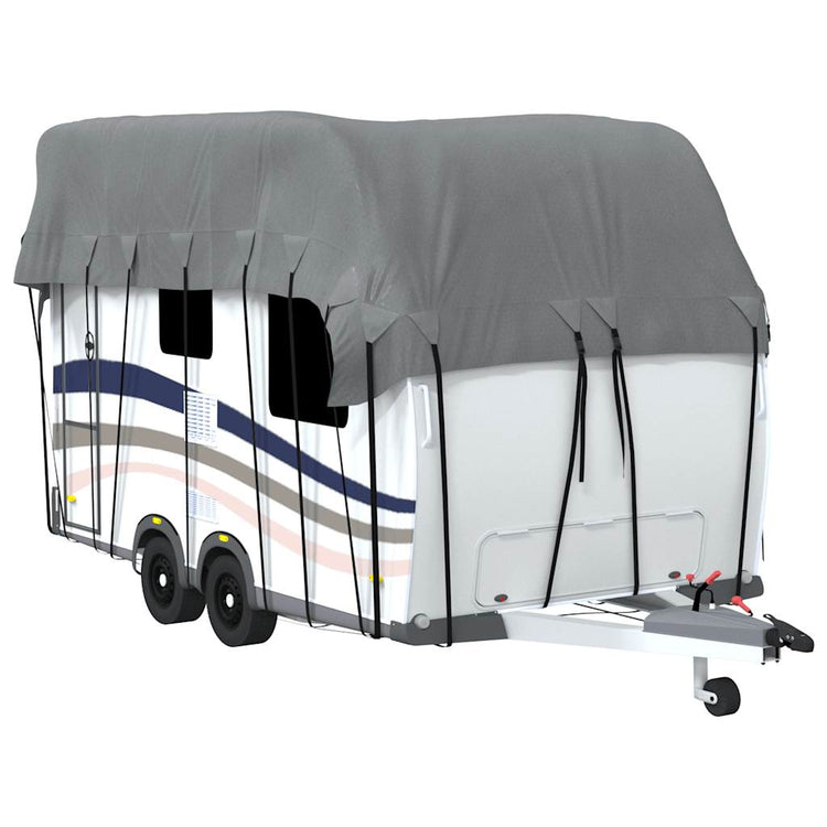 Vidaxl Caravan -Dach 600x300 cm nicht gray grau