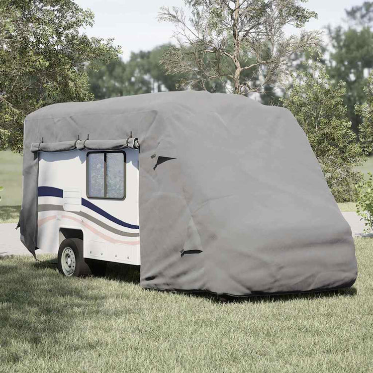 Vidaxl Camper Deckungen 570x235x275 cm vliesvlies grau