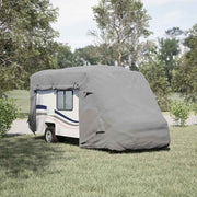 Vidaxl Camper Cover 610x235x275 cm vliesvlies grau - afbeelding 3