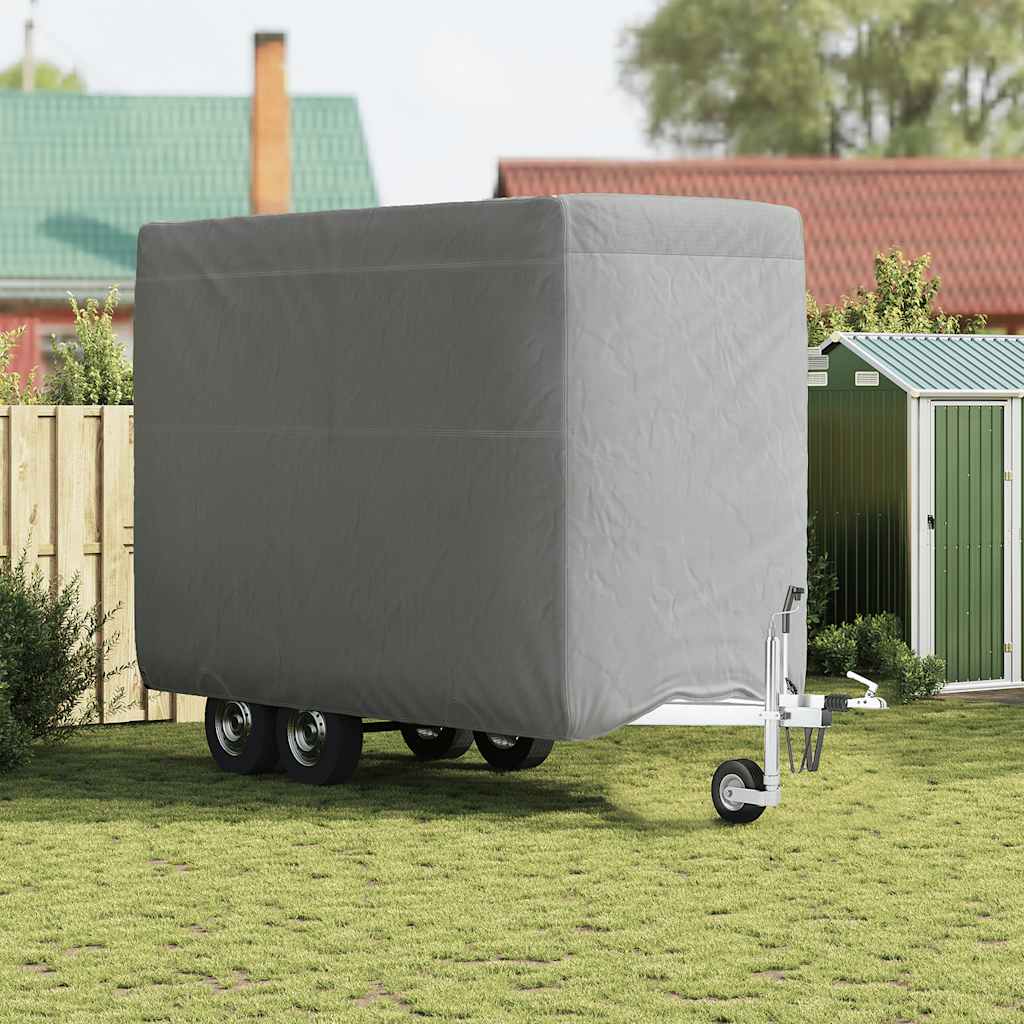 Vidaxl Horse Trailer Cover 334x148x230 cm vliesvlies grau
