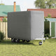 Vidaxl Horse Trailer Cover 334x148x230 cm vliesvlies grau