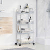 VIDAXL-Speicher Trolley 4-Layer 37x28x95 cm Acryltransparent