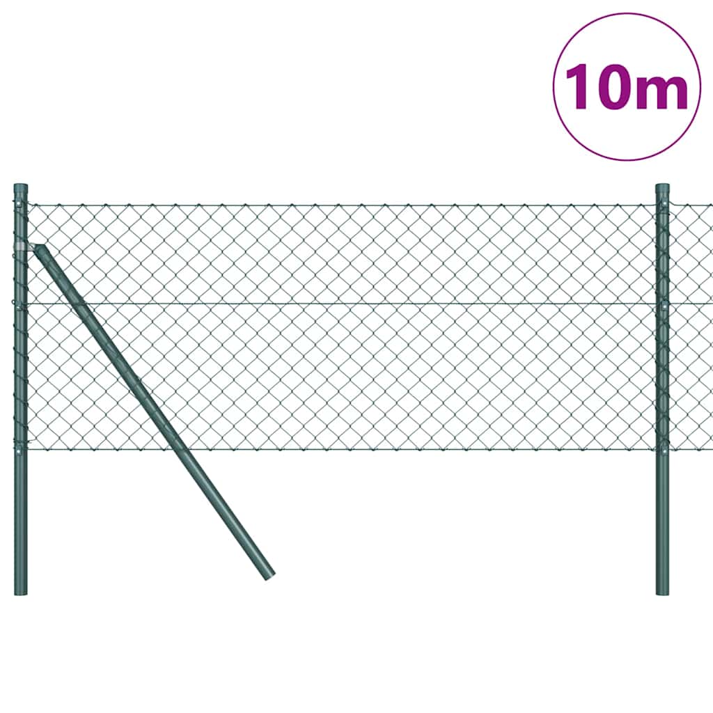 Vidaxl Zaunpfahl grün 10 x 0,4 m (40 x 40 mm Maschenweite)