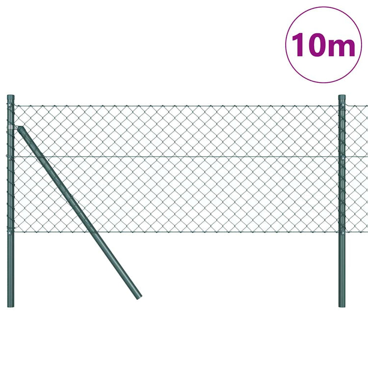 Vidaxl Zaunpfahl grün 10 x 0,8 m (40 x 40 mm Maschenweite)