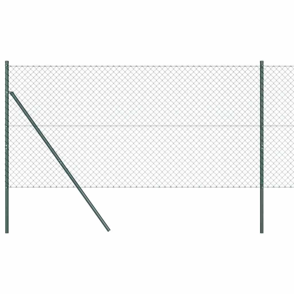 Vidaxl Zaunpfahl grün 10 x 1,4 m (40 x 40 mm Maschenweite)