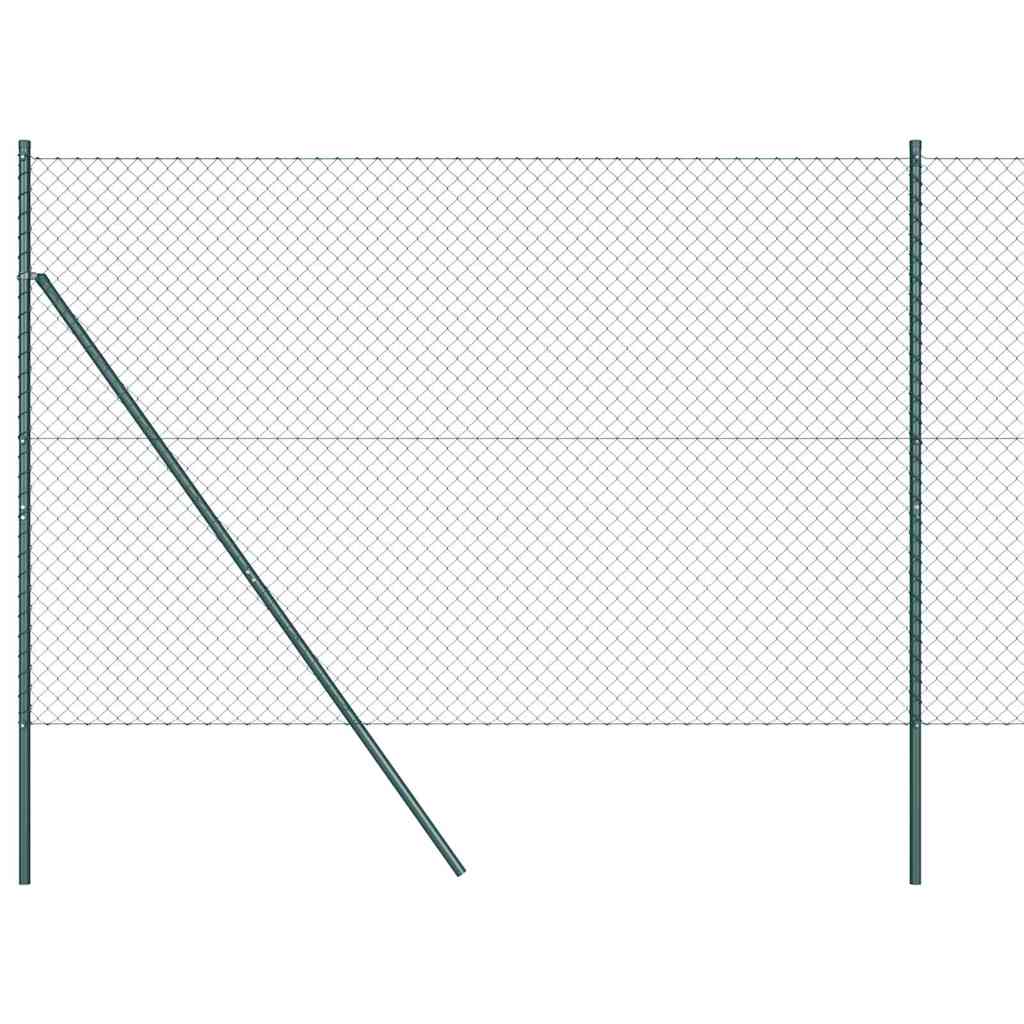 Vidaxl Zaunpfahl grün 10 x 1,6 m (40 x 40 mm Maschenweite)