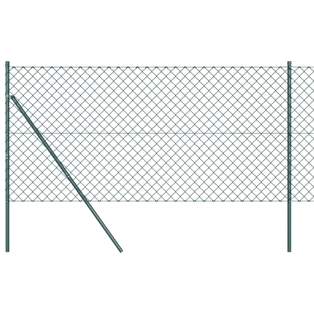 Vidaxl Zaunpfahl grün 10 x 1,4 m (60 x 60 mm Maschenweite)