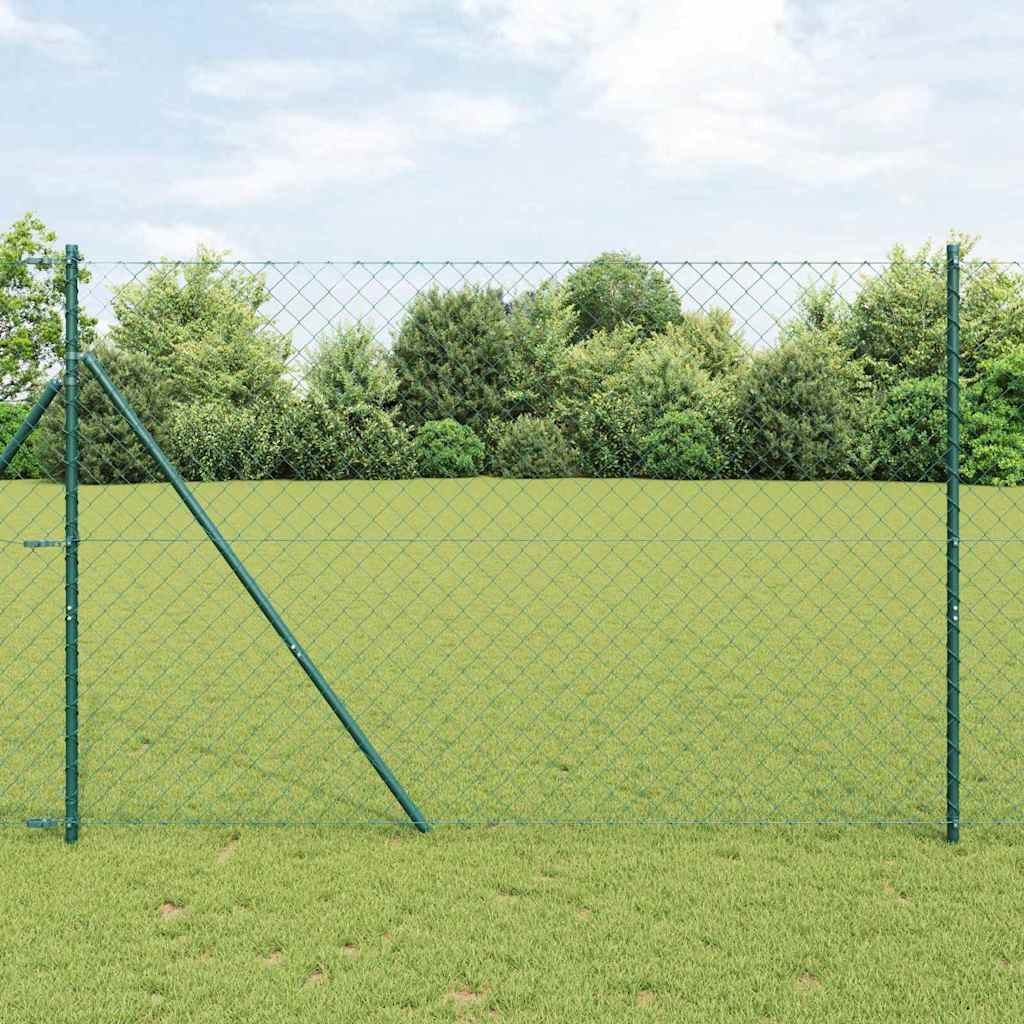 Vidaxl Zaunpfahl grün 10 x 1,6 m (60 x 60 mm Maschenweite)