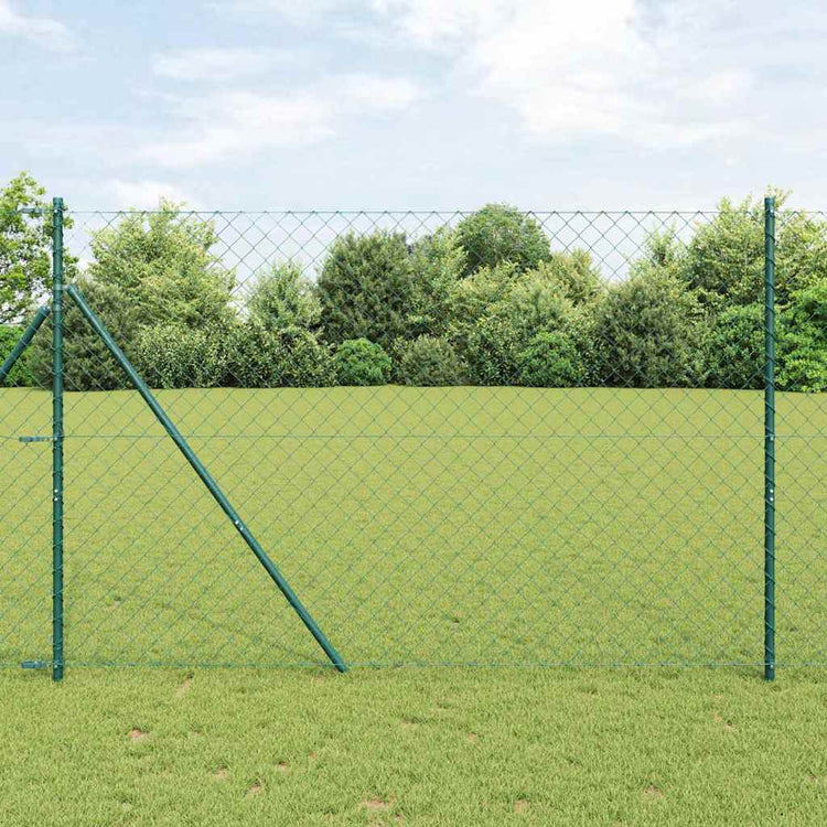 Vidaxl Zaunpfahl grün 10 x 1,6 m (60 x 60 mm Maschenweite)